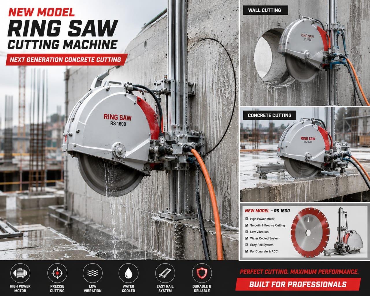 Ring Saw Cutting Machine: The Next Generation Solution for Precision Concrete Cutting
