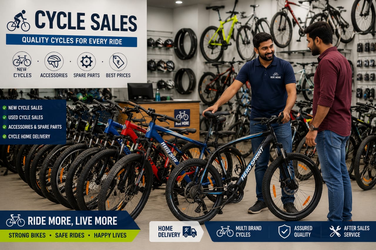 Cycle Sales | New & Used Bicycles, Accessories & Spare Parts